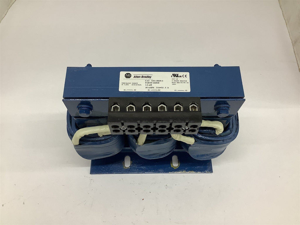 Allen-Bradley 1321-3R35-C 3 Phase Reactor35 Amps 600 Volt