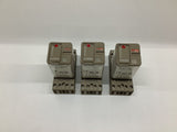 Kuhnke UF3G-110Vac 1 4 Amp 250 Vac Relay Lot Of 3