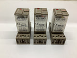 Kuhnke UF3G-110Vac 1 4 Amp 250 Vac Relay Lot Of 3