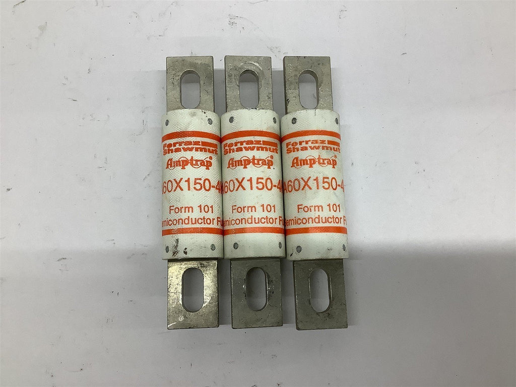 Ferraz Shawmut A60x150-4K Fuse 150 Amp Lot Of 3