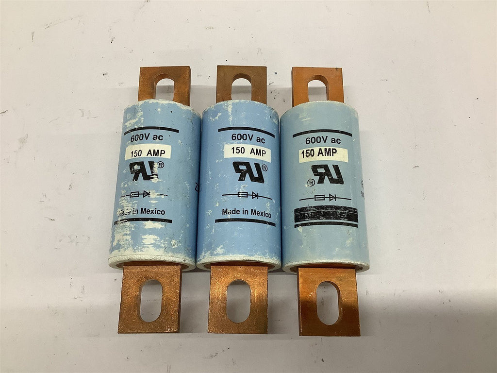 Bussmann KAC-150 Fuse 150 Amp Lot Of 3