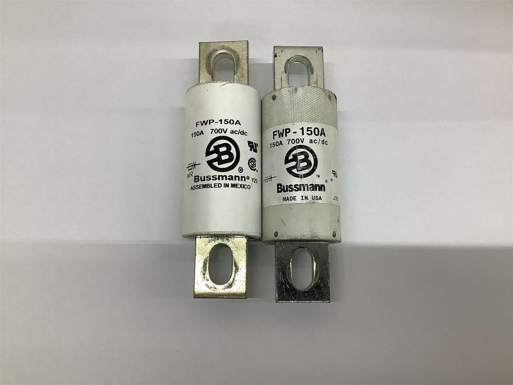 Bussmann FWP-150A Fuse 150 Amp 700 V AC/DC Lot Of 2