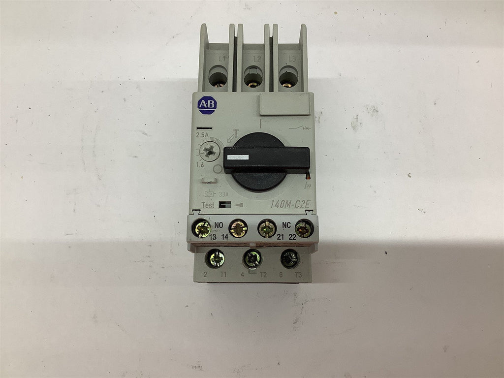 Allen-Bradley 140M-C2E-B25 Circuit Breaker 1.6-2.5 Amp