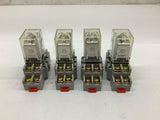 Omron LY2 110/120VAC Relay Lot Of 4