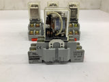 Omron LY2 110/120VAC Relay Lot Of 4