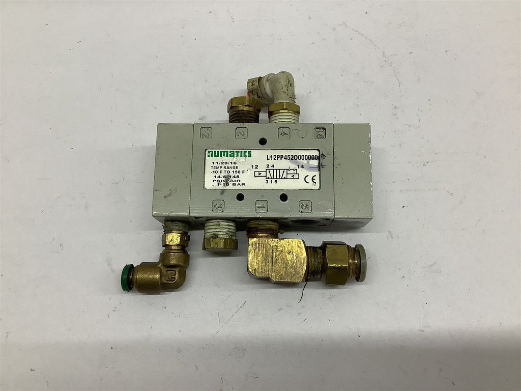 Numatics L12PP452O000000 Solenoid Valve