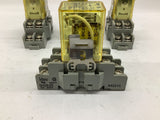 Idec RH2B Relay 120 Volts Lot Of 4