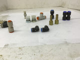 Assorted Pneumatic Fittings Lot Of 23