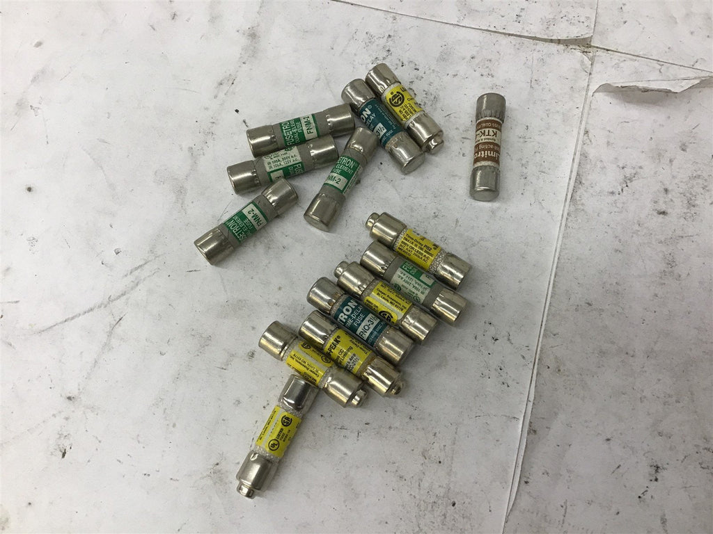 Assorted Fuses Various Amp Lot Of 14