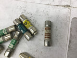 Assorted Fuses Various Amp Lot Of 14