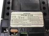 Siemens 3TC44 17-0A 600V 24VDC Contactor