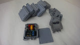 Lot Of 12 Assorted Din Rail Mounted Contact Blocks