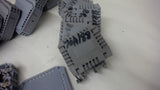 Lot Of 12 Assorted Din Rail Mounted Contact Blocks