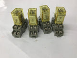 IDEC RH2B-U AC 120V Relay Lot Of 4