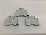 Allen-Bradley 1492-SP 1A Single Pole Circuit Breaker Lot Of 3