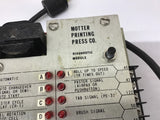 Motter Printing Press Co. Diagnostic Module No With 2 Prong Plug