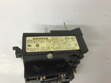 Siemens 3UA4801-0EZ ULR 0.5 - 0.8 A 600 VAC Overload Relay