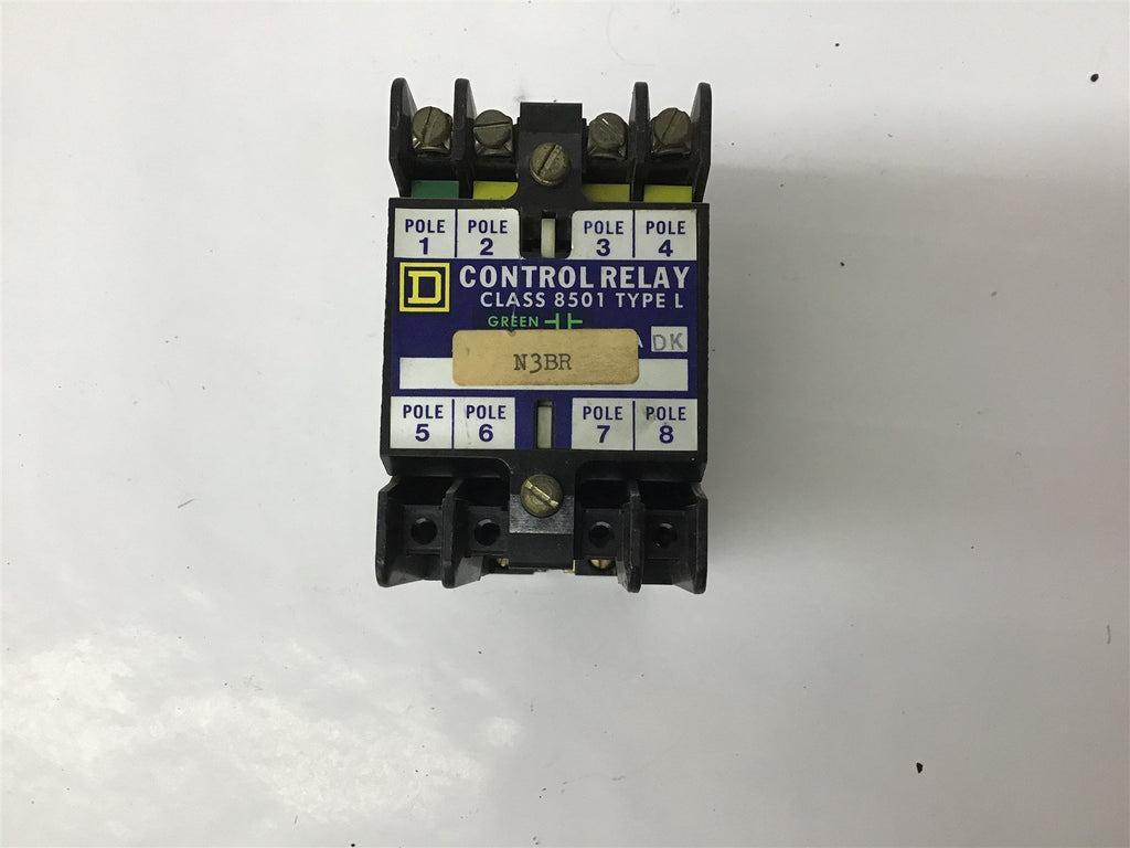 Square D L0-40 Control Relay 120/600V 6A 10A 60A 110/120V Coil