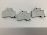 Allen-Bradley 1491-SP Circuit Breaker 1 Pole 277 VAC 240/415 V 10 kA Lot Of 3