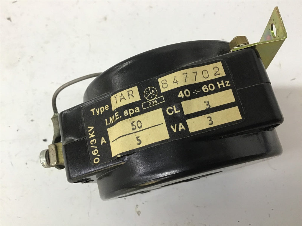 IME TAR 847702 50:5 current Transformer 3 VA