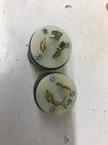 Hubbell HBL4770C Twist Lock Plug Lot Of 2