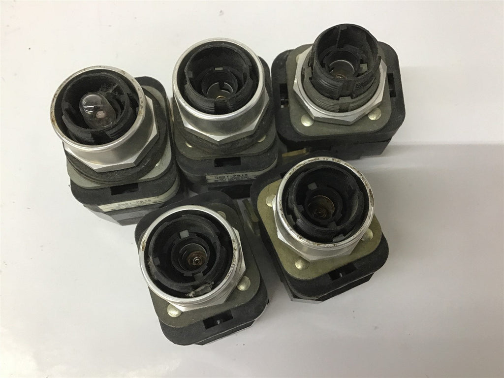 Allen Bradley 800T-PB16 Push Button Missing Button Covers Lot Of 5