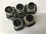 Allen Bradley 800T-PB16 Push Button Missing Button Covers Lot Of 5
