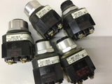 Allen Bradley 800T-PB16 Push Button Missing Button Covers Lot Of 5
