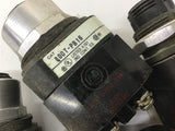 Allen Bradley 800T-PB16 Push Button Missing Button Covers Lot Of 5