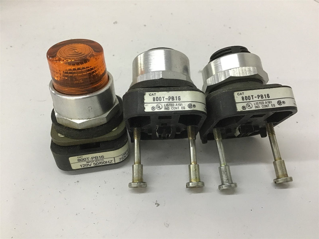 Allen Bradley 800T-PB16 Push Button Lot Of 3