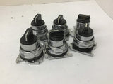 Assorted Selector Switches Lot Of 6