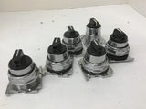 Assorted Selector Switches Lot Of 6