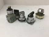 Assorted Lot of Selector Switches Lot Of 5