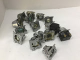 Assorted Switches And Pushbuttons Lot Of 15