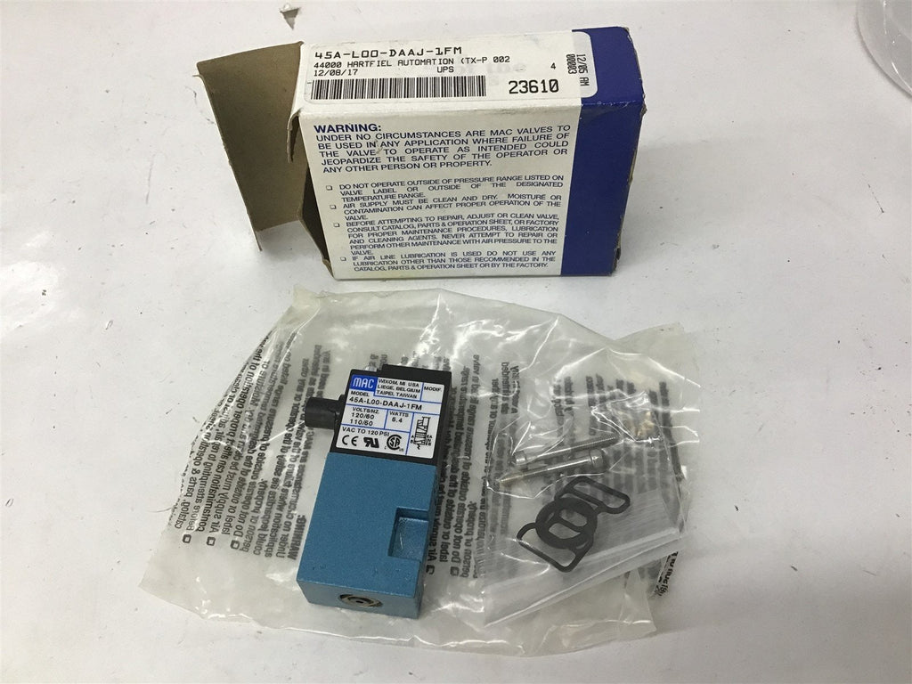 MAC 45A-L00-DAAJ-1FM Solenoid Valve