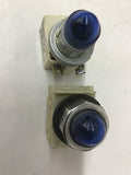 Square D Indicator Lights 9001-KM35 9001-KM1 Lot Of 2