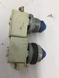 Square D Indicator Lights 9001-KM35 9001-KM1 Lot Of 2