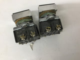 Cutler Hammer Up Down Switches KLA1 Contacts Lot Of 2