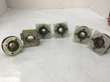 Assorted Pushbutton And Switch Bases Lot Of 6