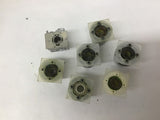 Assorted Pushbutton And Switch Bases Lot Of 7