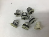 Assorted Pushbutton And Switch Bases Lot Of 7