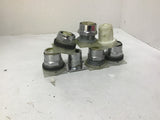 Assorted Pushbutton And Switch Bases Lot Of 7