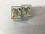 Omron LY2N Relay 20 VDC 110/120 VAC Lot Of 2