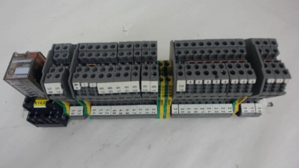 26-Cebec Wk4E/U Terminal Blocks, 300V, 10A, 12-20Awg, 5Pcs Vde Wk4Sl/U