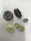 Assorted Receptacles Bryant Hubbell Leviton Lot Of 5