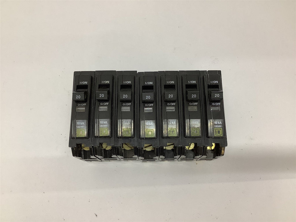 Square D AB-5004 Circuit Breaker 120/240 V 1 Pole Lot Of 7