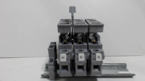 3 POLE DIN MOUNTED FUSE HOLDERS   - 32Amax  - 10.3x38-500V