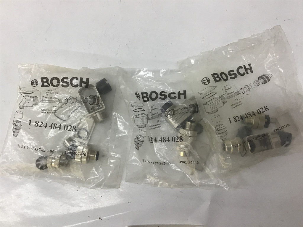 Bosch 1 824 484 028 Solenoid Valve Kit Lot Of 3