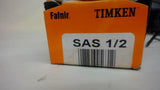 TIMKEN SAS 1/2, 2 BOLT PILLOW BLOCK BEARING 1/2" BORE