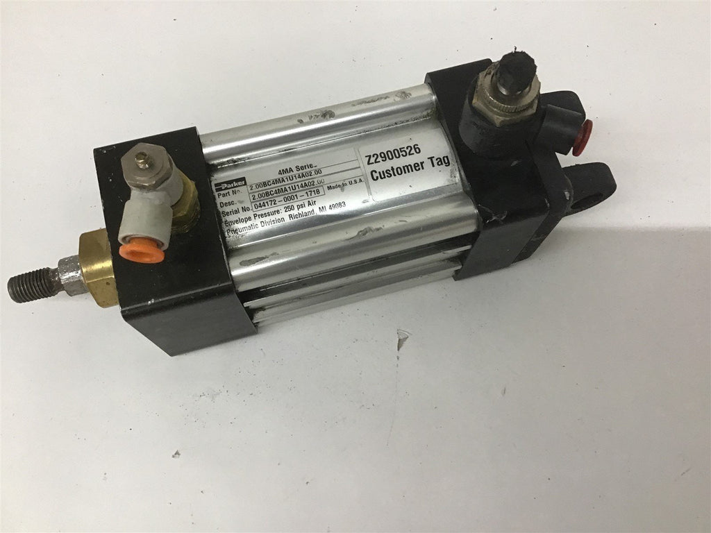 Parker 2.00BC4MA1U14A02.00 Pneumatic Cylinder 2" Stroke x 2" Bore 250 PSI